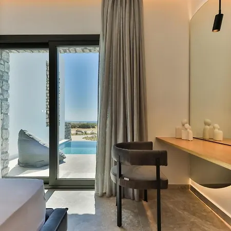 Extraordinary Naxos | Frantz | 6 Bedrooms | 2 Swimming Pools With Floating Sunbeds | 3 Jacuzzis | Sea Views | Villa