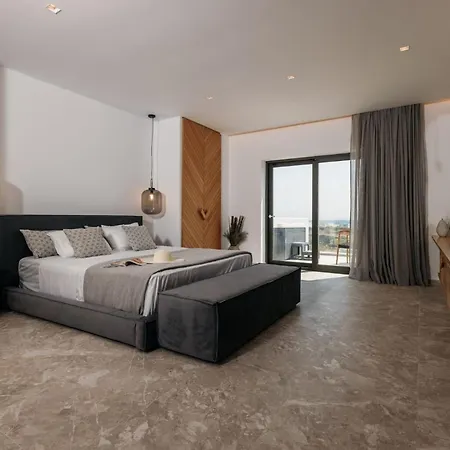 Extraordinary Naxos | Frantz | 6 Bedrooms | 2 Swimming Pools With Floating Sunbeds | 3 Jacuzzis | Sea Views | Villa *