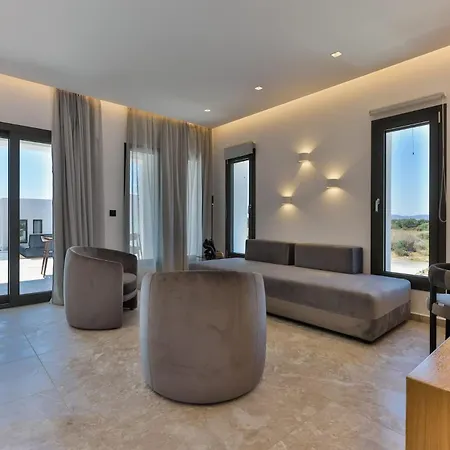 Extraordinary Naxos | Frantz | 6 Bedrooms | 2 Swimming Pools With Floating Sunbeds | 3 Jacuzzis | Sea Views | Villa Pláka